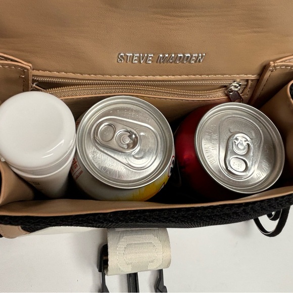 Steve Madden Diego bag and sneakers  set sz 8.5, black and brown bag and shoes - Picture 14 of 16